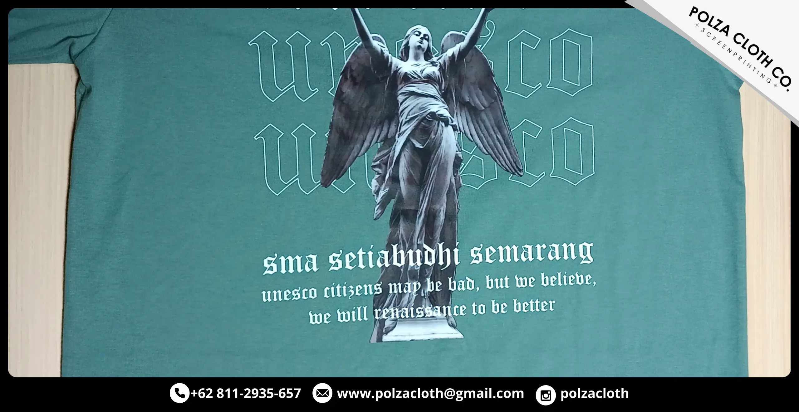 kaos kelas custom polza