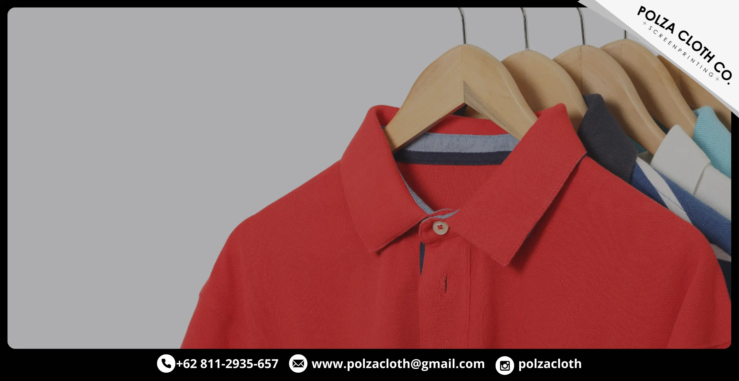 kain seragam polo polza