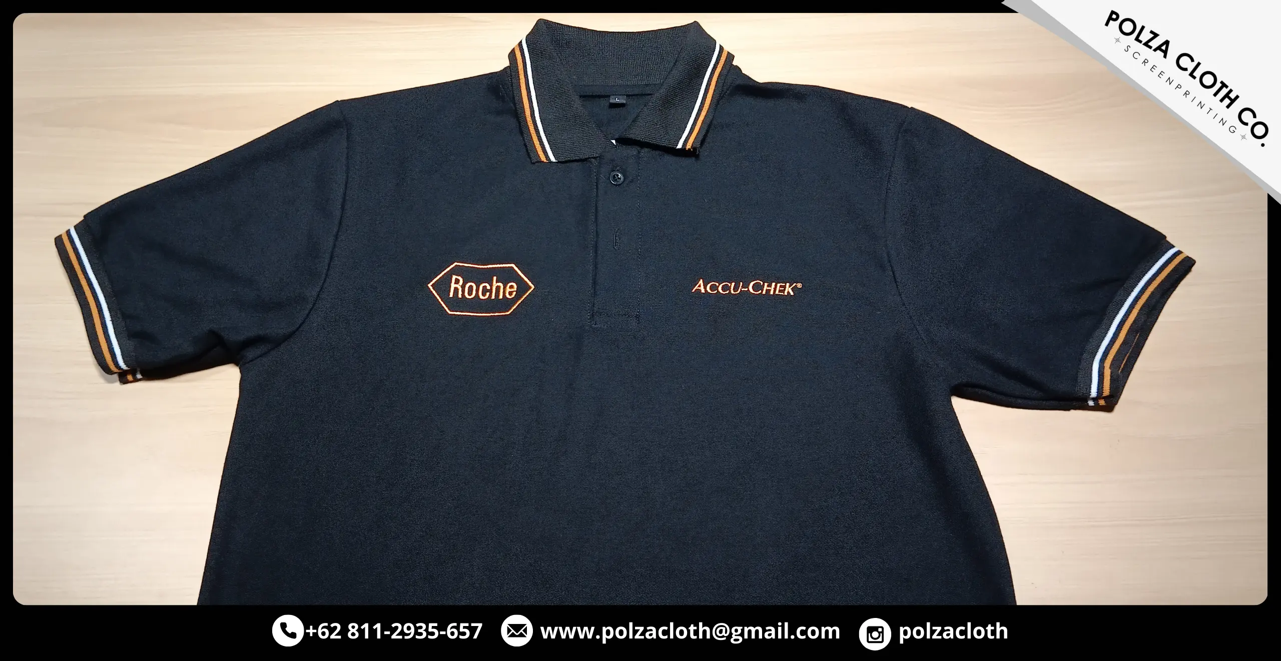 custom kaos polo